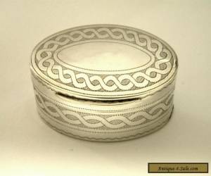 Item ANTIQUE GEORGIAN GEO. III SOLID SILVER NUTMEG GRATER LONDON 1807 for Sale