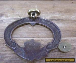 Item Brass Celtic Claddagh Door Knocker Irish Ireland Love Loyalty Friendship Ring for Sale