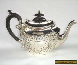 Item Simply Beautiful Antique Sterling Silver Tea Set for Sale