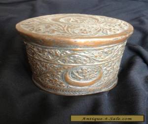 Item 19th Century Lidded Tinned-Copper Islamic Container probably Turkish/Ottoman for Sale