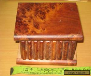 Item Vintage Small Mahogany Hinged   Box. for Sale