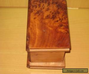 Item Vintage Small Mahogany Hinged   Box. for Sale