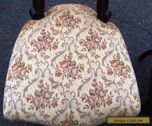 Item Pair of Vintage Victorian Style Balloon Back Chairs... Free Shipping Option for Sale