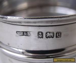 Item Antique Solid Sterling Silver 2-Handle Salt Pot 1904 for Sale