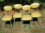 4 VINTAGE 1960s SHELBY WILLIAMS STYLE MID-CENTURY MODERN ALUMINUM GAZELLE CHAIRS for Sale