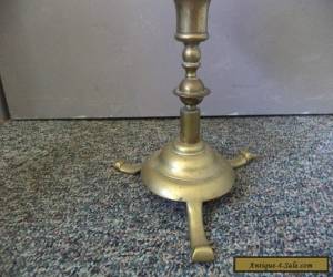 Item Edwardian Brass & Amber Glass 64 cm Oil Lamp for Sale