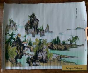 Item Vintage Chinese silk picture in original box for Sale