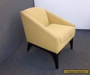 Item Vintage Danish Mid Century Modern Contemporary Style Light Yellow CLUB CHAIR  for Sale