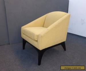 Item Vintage Danish Mid Century Modern Contemporary Style Light Yellow CLUB CHAIR  for Sale