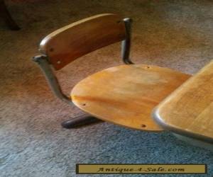 Item Antique Vintage Child's School Desk & Chair for Sale