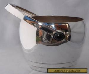 Item Vintage Art Deco Silver Plate Ice Bucket with Drainer - Armada  for Sale