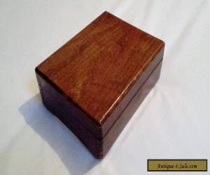 Item A vintage wooden box possibly an old musical box for Sale