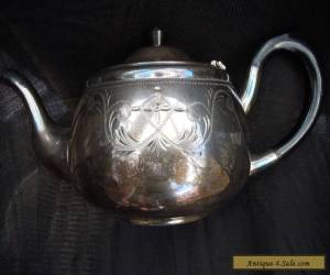 Item BEAUTIFUL ANTIQUE SOLID SILVER TEA SET. for Sale