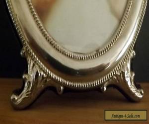 Item Vintage Edwardian Silver plated Oval Photo Frame for Sale