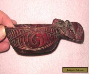 Item ANTIQUE OLD MAORI CARVED BOWL,LOVELY AND RARE!!! for Sale