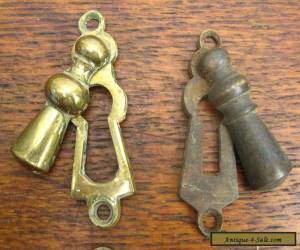 Item 4 Antique or Vintage Solid Brass Keyhole Covers for Sale