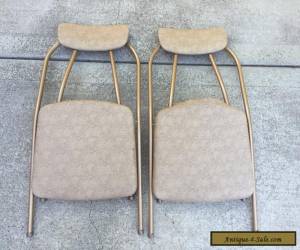 Item Vintage COSCO Folding Chairs & Card Table Stylaire Hoop Mid Century Modern MCM for Sale