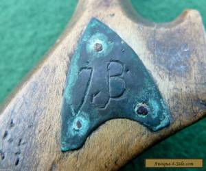 Item Antique Georgian Wooden Knitting Sheath with Copper Cartouche "J B" Circa 1780. for Sale