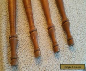 Item 4 Vintage Furniture Wood Table Legs Turned Spindle Mid Century Salvage 14" for Sale