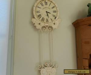 Item Antique style vintage shabby chic wall clock for Sale