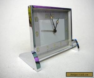 Item Lovely Art Deco Enfield Chrome Clock - Made in England for Sale