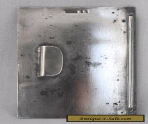 Item Vintage Silver Belt Buckle - Monogrammed for Sale