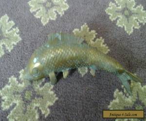 Item Vintage Antique Edwardian Chinese Bronze Pair of Carp Fish for Sale