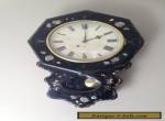 Antique wall clock - Mother of pearl- 19th century for Sale