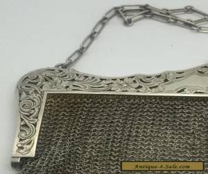 Item Vintage R. Blackinton Sterling Silver 925 Mesh Purse Antique Beautiful for Sale