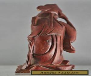 Item Superb Quality  Antique Chinese Hand Carved Box Wood Figurine Circa Early 1900s for Sale