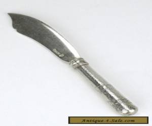 Item Solid Silver Chinese Export small butter knife 1910s Shanghai for Sale