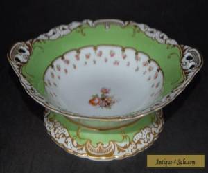 Item Antique George Jones Crescent China Footed Comport 23cm #18157 - Hand Painted for Sale