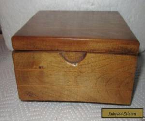 Item Vintage Wooden Music Box by Bett of Ryde - Thorens Swiss Movement - Spring Song for Sale