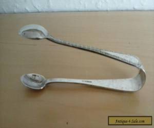 Item Vintage Silver Plated Sugar Tongs for Sale