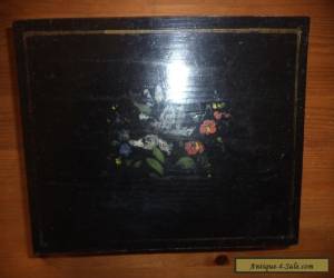 Item  antique  wooden box with  hand painted decoration  for Sale