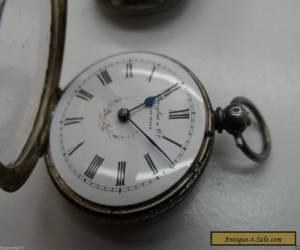 Item Antique Douglas & Co Decorative Silver Fob Watch c-1880's No Reserve for Sale