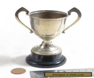 Item ANTIQUE? VINTAGE SILVER PLATE SMALL TROPHY CUP for Sale