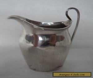 Item ANTIQUE 1933 GEORGIAN STYLE SOLID / STERLING SILVER JUG for Sale