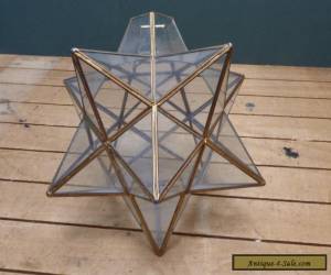 Item Vintage Star Shape Glass Lamp Shade - Good Condition for Sale