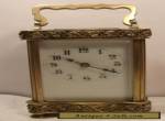 Antique French 8 Day Movement Carriage Clock With Case for Sale