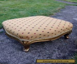 Item Antique French 19th Century Giltwood Foot Stool (Foot Rest) for Sale