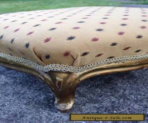 Item Antique French 19th Century Giltwood Foot Stool (Foot Rest) for Sale