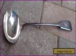 Large Antique Georgian Silver Armorial Sheffield Plate Ladle William Hutton for Sale