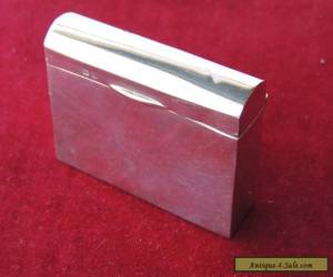 Item Sterling Silver, Hallmarked, Miniature Card Case for Sale