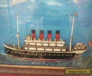Item RMS Lucitania half model Folk Art C1919 for Sale