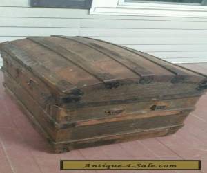 Item 1800's Antique Large Dome Top Chest/Trunk for REPAIR for Sale