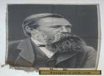 19c ANTIQUE CHINESE SILK EMBROIDERY OF FRIEDRICH ENGELS "AS IS" for Sale