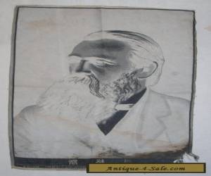 Item 19c ANTIQUE CHINESE SILK EMBROIDERY OF FRIEDRICH ENGELS "AS IS" for Sale