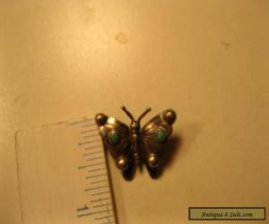 Item vintage sterling silver art deco butterfly broach pin for Sale