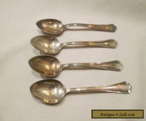 Item ANtique Silver Plated Set of 4 Demitasse Spoons for Sale
